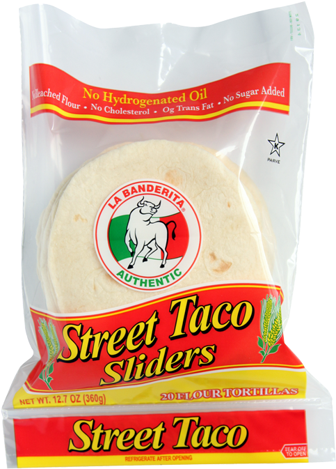 Street Taco Sliders Flour Tortillas - La Banderita Street Taco Corn Tortilla Sliders (712x882)