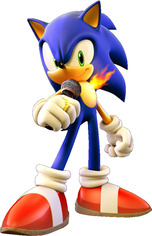 Sega Rock Band Renders - Sonic And The Secret Rings (758x1024)
