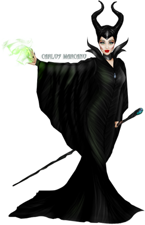 Maleficent Doll By Krlozaguilera - Maleficent Angelina Jolie Png (325x490)