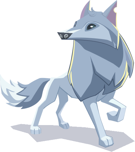 Arctic Wolf Animal Jam Wiki Fandom Powered By Wikia - Artic Wolf Animal Jam (438x491)