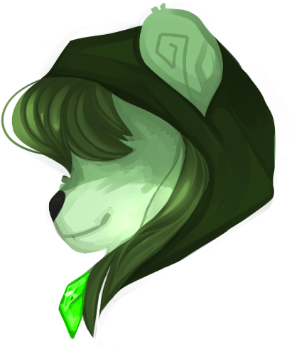 Jade The Snow Leopard - Illustration (490x490)