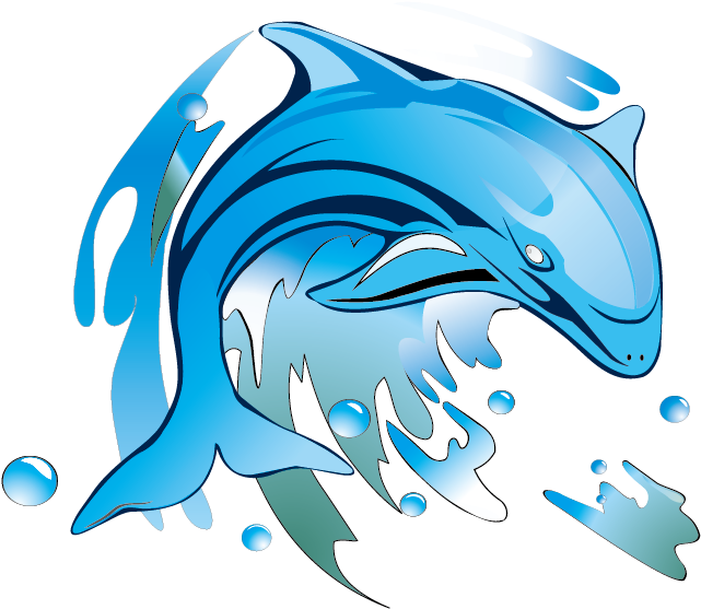 Dolphin Drawing Clip Art - Dolphin Drawing Clip Art (842x596)
