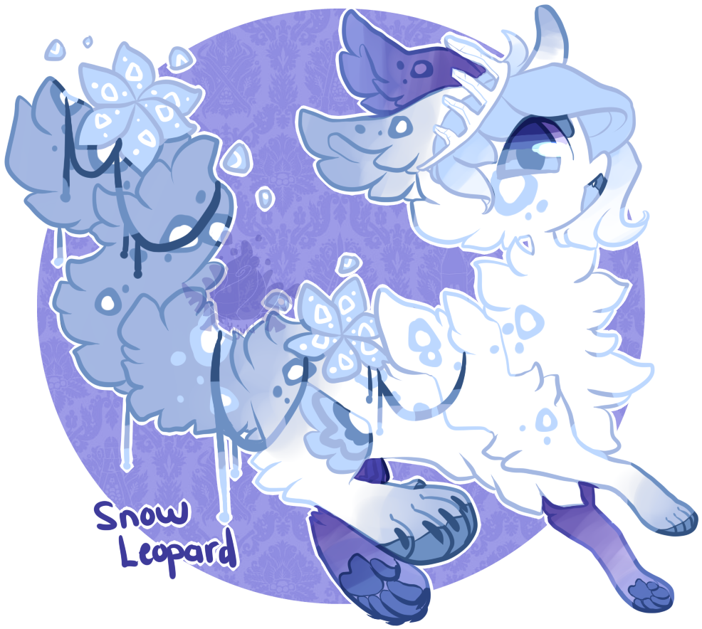 Snow Leopard Clipart Deviantart - Yujuki Deviantart (1000x1000)