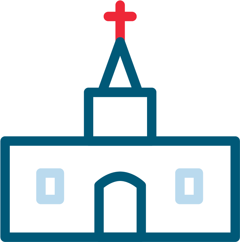Church Icon - Christian Church (1000x1000)