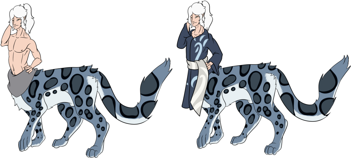 Custom Snow Leopard Taur For Solarfox123 By Luuthias - Leopard Taur (1246x641)