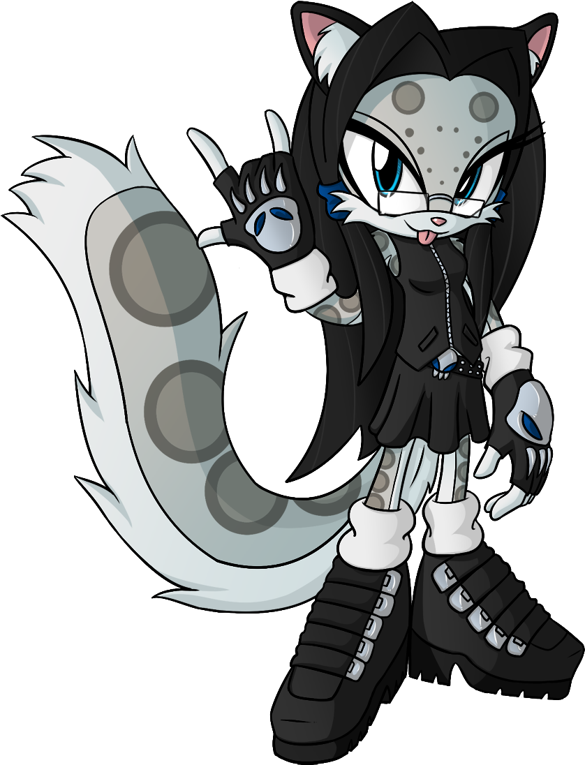 Winter The Snow Leopard By Vosmy - Cartoon (922x1154)