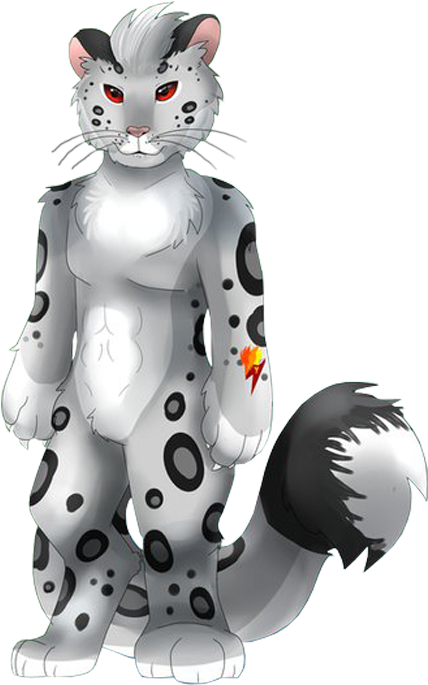 Flame The Snow Leopard By X Vinyl Scratch X - The Snow Leopard (540x716)