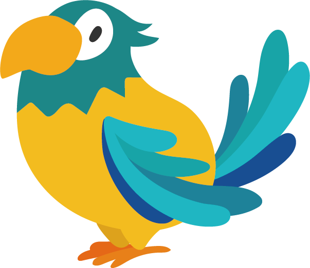 Bird Parrot Macaw Clip Art - การ์ตูน นก Png (603x523)