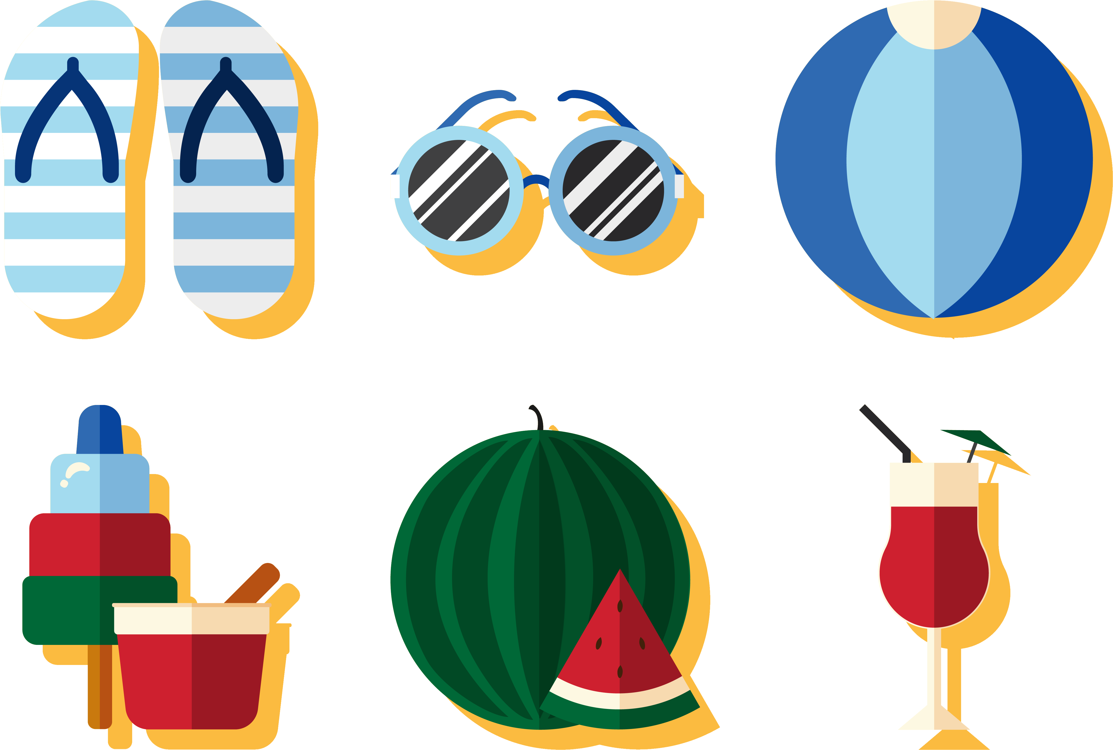 Summer Euclidean Vector Clip Art - Portable Network Graphics (5833x4083)