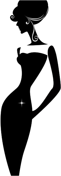 Silhouette Elegance Royalty-free Clip Art - Woman Silhouette Wall (591x650)