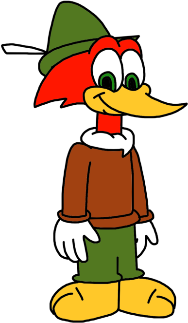 Woody Woodpecker As Robin Hood By Marcospower1996 - Robin Hoody Woody (894x894)