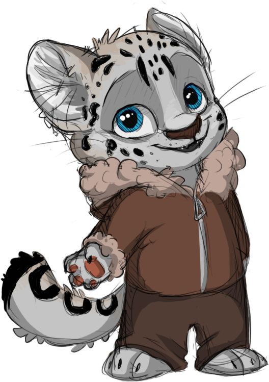 Zootopia Snow Leopard By Fosbat - Snow Leopard Zootopia (638x800)