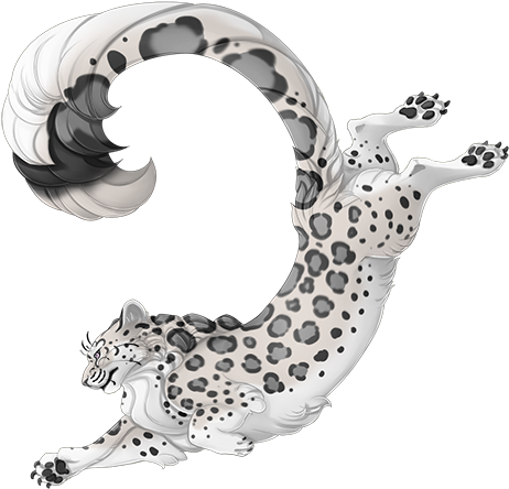 Snow Leopard - Snow Leopard Art Transparent (480x480)