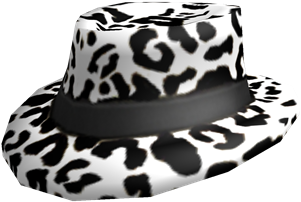 3d - Roblox Snow Leopard Fedora (420x420)