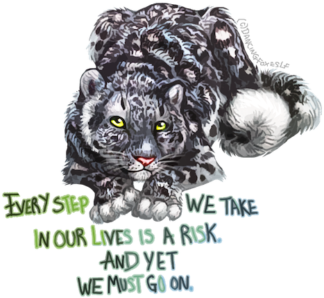 The Snow Leopard's Push By Dancingfoxeslf - Jaguar (500x500)