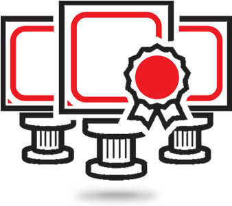 Pillars And Award Ribbon - Advanced Micro Devices (455x300)