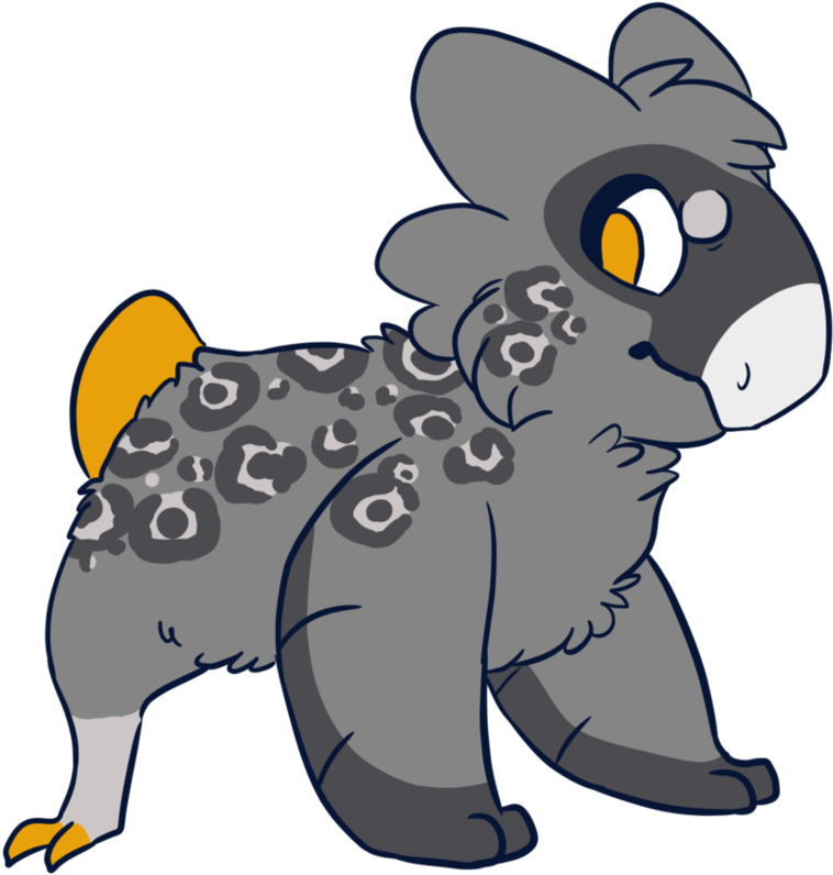 Snow Leopard By Shady-raichu - Cartoon (965x827)