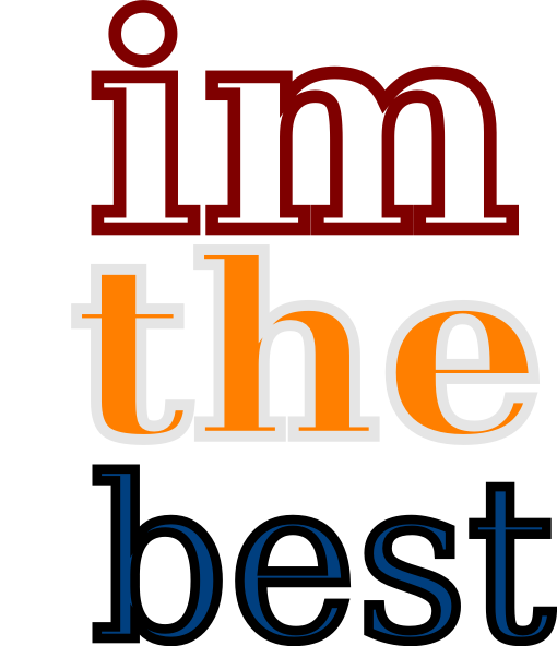 Im - Im The Best Clipart (510x592)