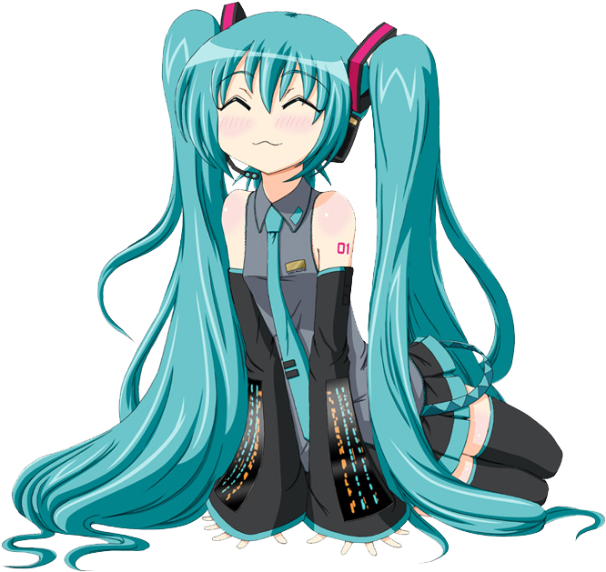 Hatsune Miku Wallpaper Titled Hatsune Miku - Hatsune Miku Png (700x721)