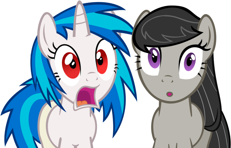 Rarity Pony Applejack Mammal Cartoon Fictional Character - Vinyl Scratch Octavia Gasp (900x610)