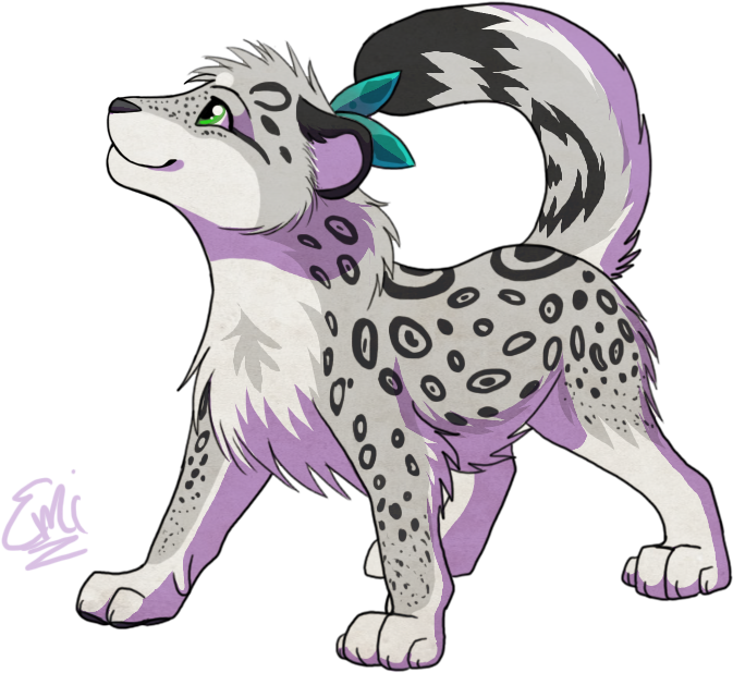 Emi Snow Leopard Chibi By Muzic-junkie - Art (923x736)