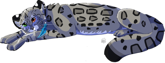 Snow Leopard Fursona - Wolf Falcon Panda Leopard (639x244)