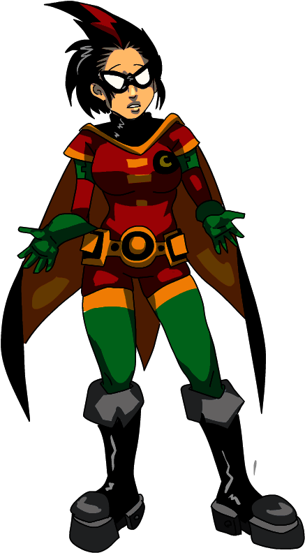 Queensarwa 932 89 She Robin Cardinal By Shalmons - Gender Bender (458x802)