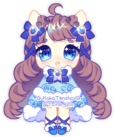 Yamio 1,409 97 Annie Day 01 Snowleopard [open] By Yamio - Cartoon (400x447)