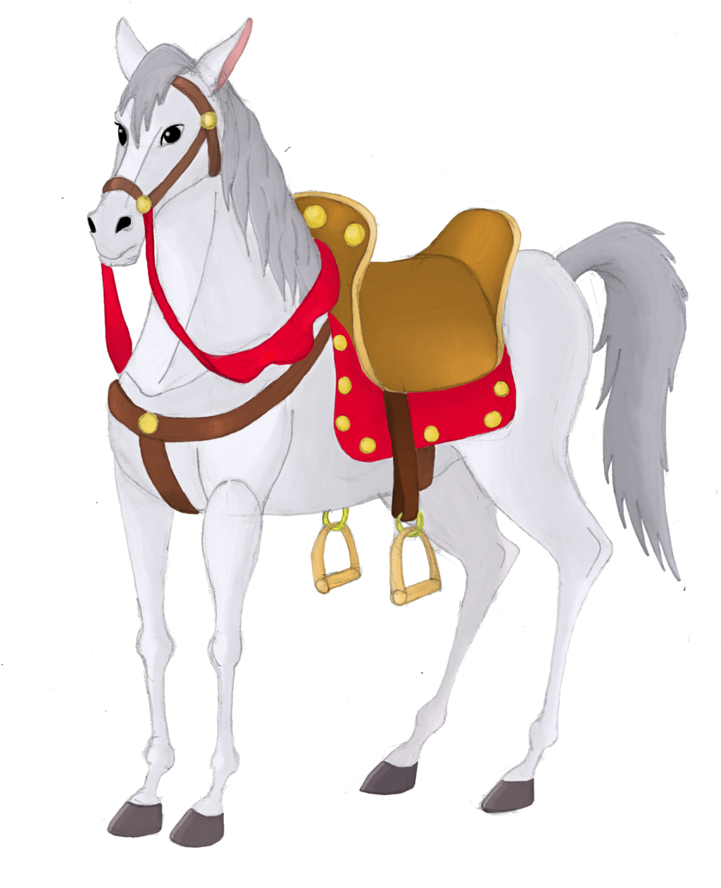 Snow White's Prince's Horse - Snow White Prince Horse (1024x1297)
