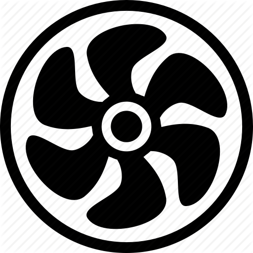 Electric Power Generator Icon Clipart - Water Turbine Png (512x512)