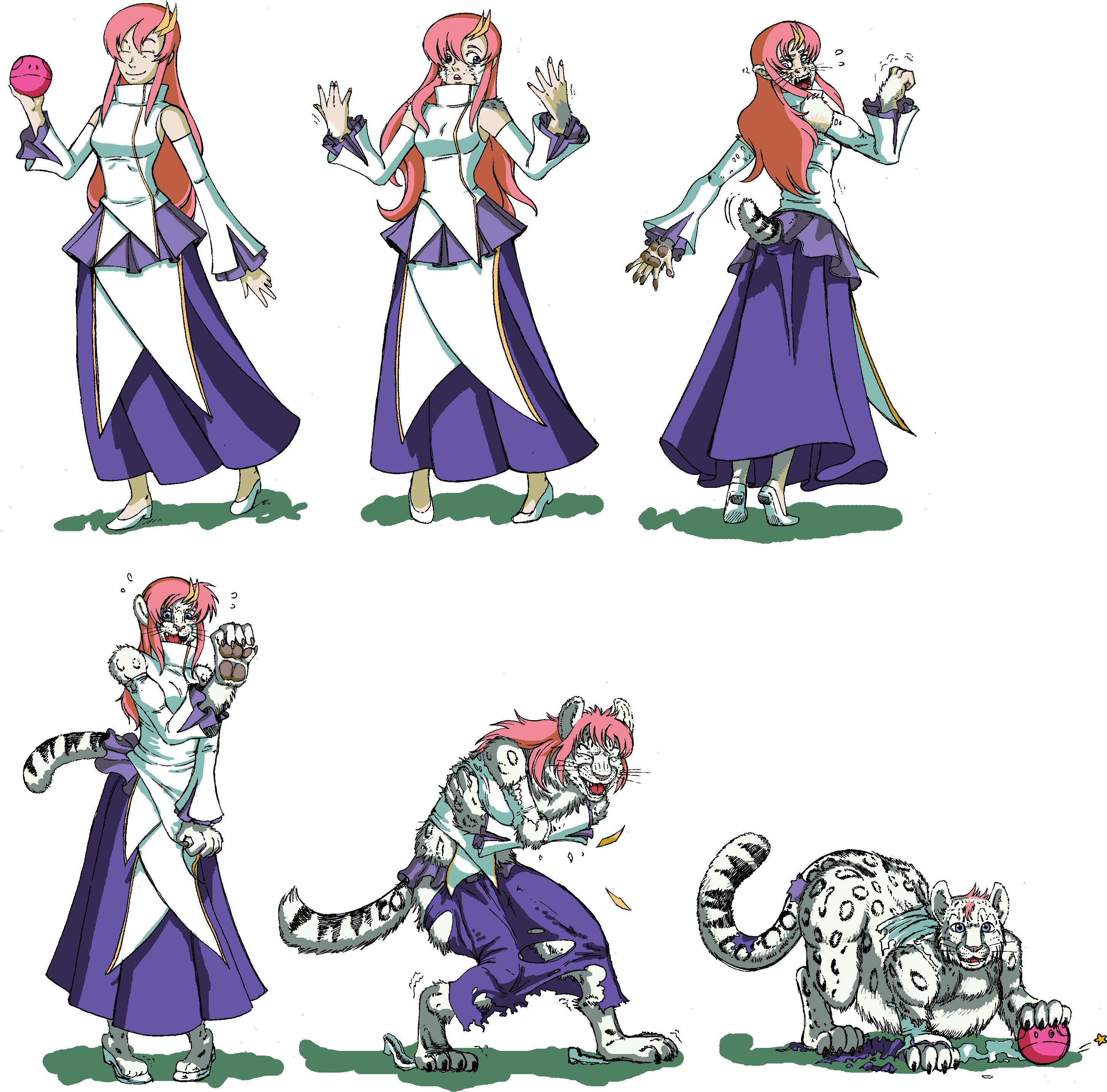 Cm Lacus Snow Leopard Tf - Cat (3000x3000)