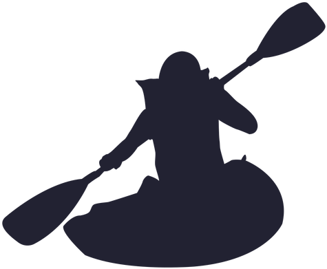 Kayak Clipart Transparent - Kayak Silhouette Png (512x512)