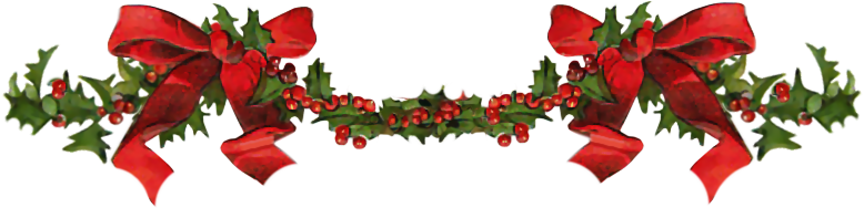 Christmas Divider Clipart - Christmas Banner Transparent Background (778x188)