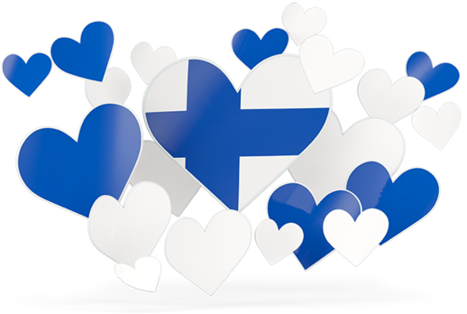 Illustration Of Flag Of Finland - Bahrain Flag Heart (640x480)