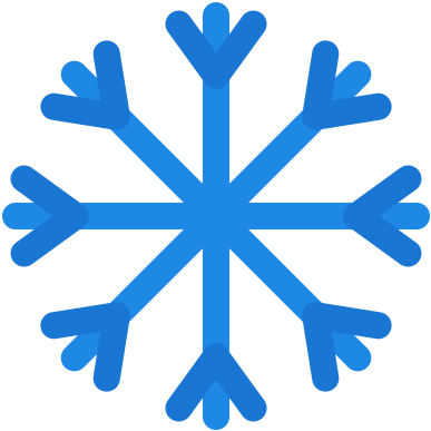 Cold Icons - Snowflake Window Cling Template (512x512)