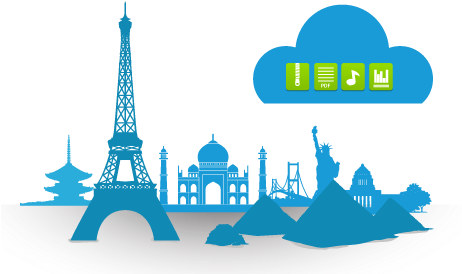 View Files Anywhere - Eiffel Tower Gradient Swirl Twin Duvet (461x289)