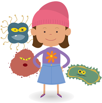 Watch The “don't Catch Flu” Promotional Video - Cartoon (432x435)