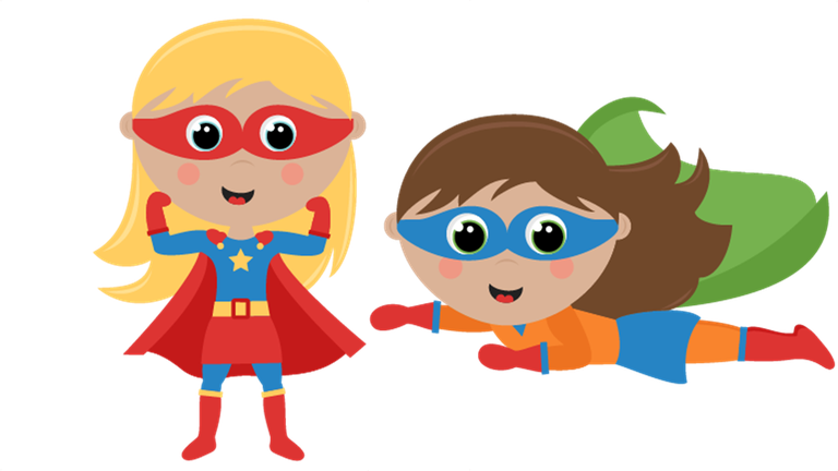 Superheroes - Girl Superhero Clipart (768x432)