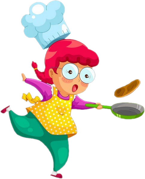 Crêpes Et Personnage - Chef ( Recipe Journal ): The 6x9 Inches (485x600)
