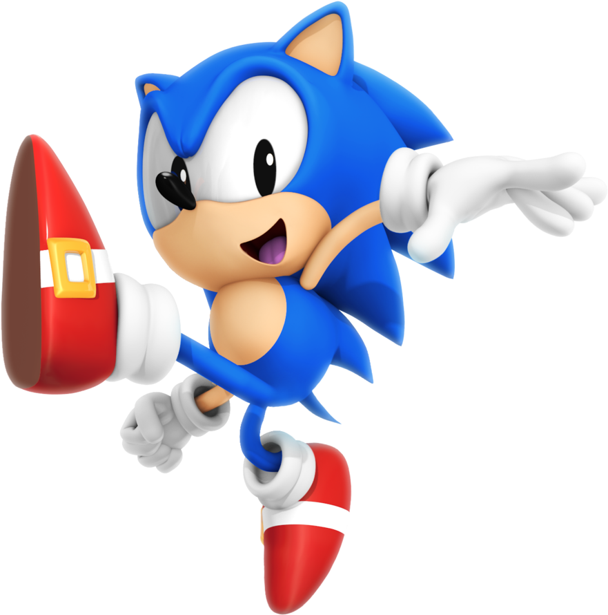 Classic Sonic - Sonic The Hedgehog Classic Sonic (1024x1024)