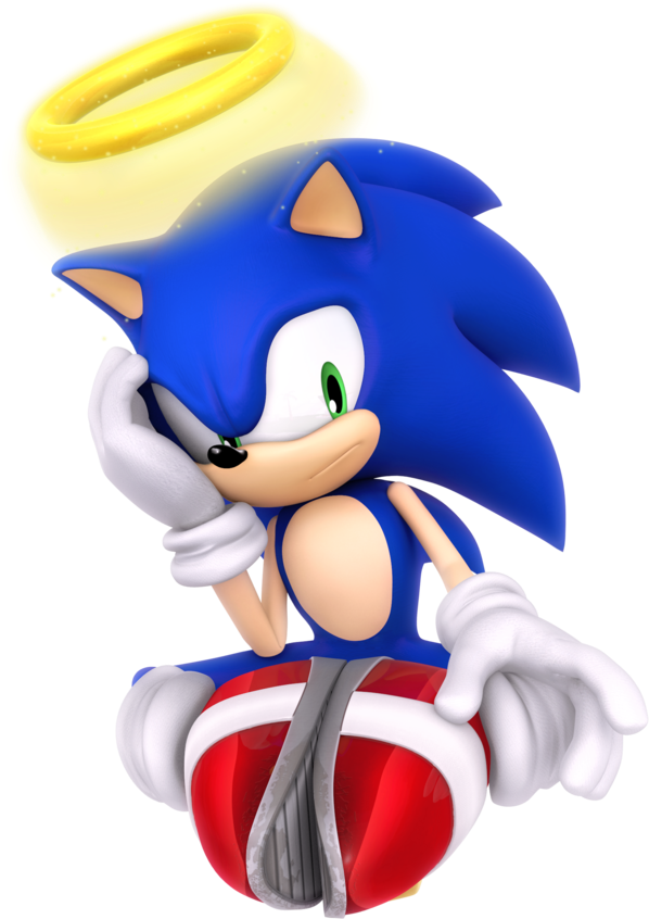 Angel Sonic Render By Nibroc-rock - Sonic Render (894x894)