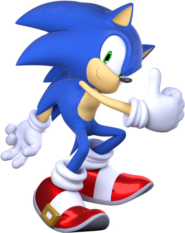 [blender] Modern Sonic - Sonic The Hedgehog 3 (937x853)