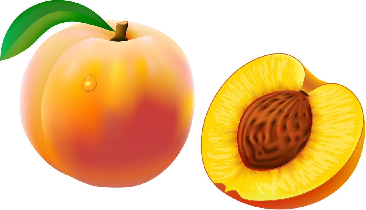 Cartoon Picturefruit Legumeclip Artalbumvegetables - Peach Cartoon Png.