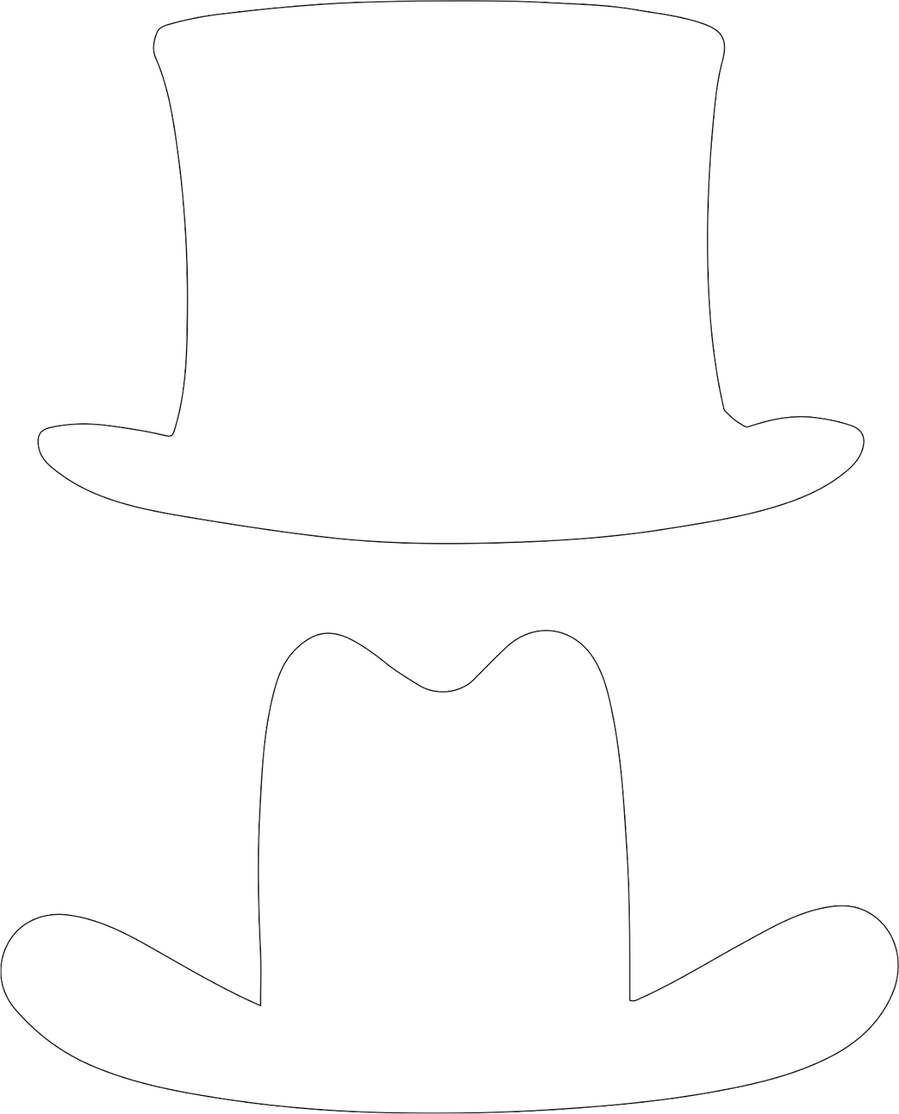 Free Printable Photo Booth Templates 003 - Line Art (1292x1600)