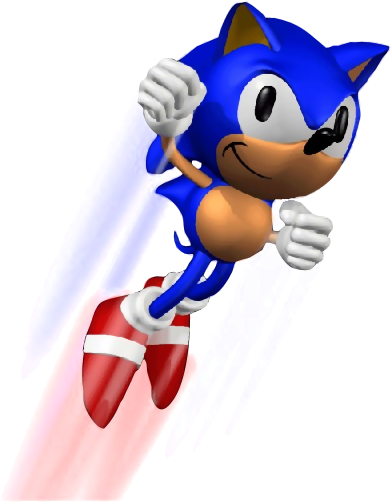 Sonic 30 - Sonic 3d Blast Sonic (410x525)