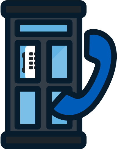 Phone Booth Free Icon - Telephone Booth (512x512)