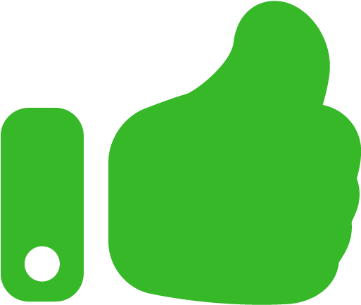 Thumbs Up Icon Green - Thumbs Up Icon Green (512x474)