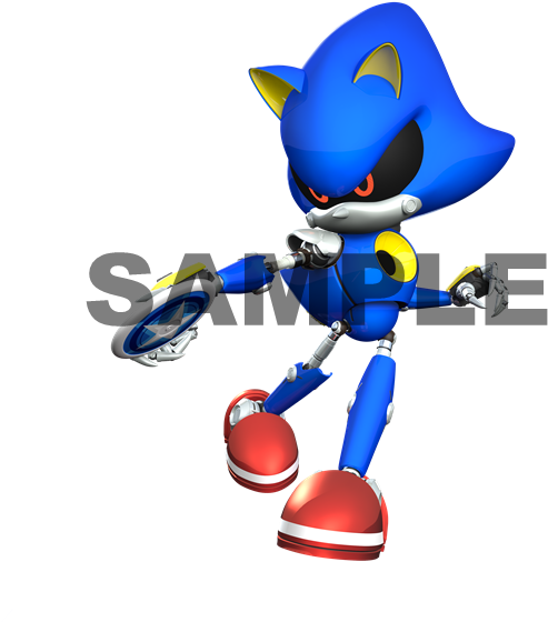 Metal Sonic T Shirt Iron On Transfer Decal - Mario & Sonic At The Olympic Winter Games Metal (600x600)