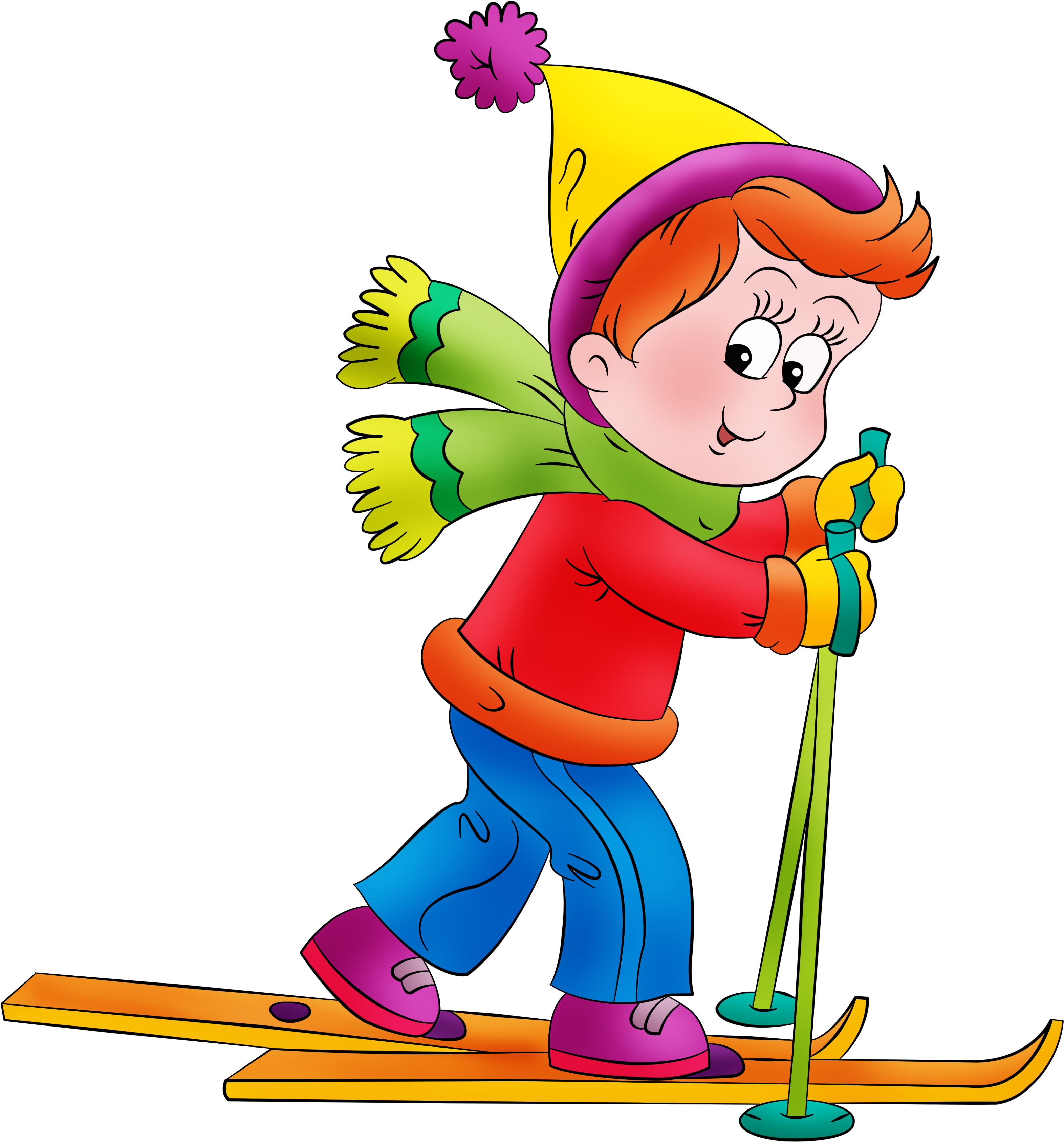 Skiing Sport Diagram School Clip Art - Skiing Sport Diagram School Clip Art (3543x3543)