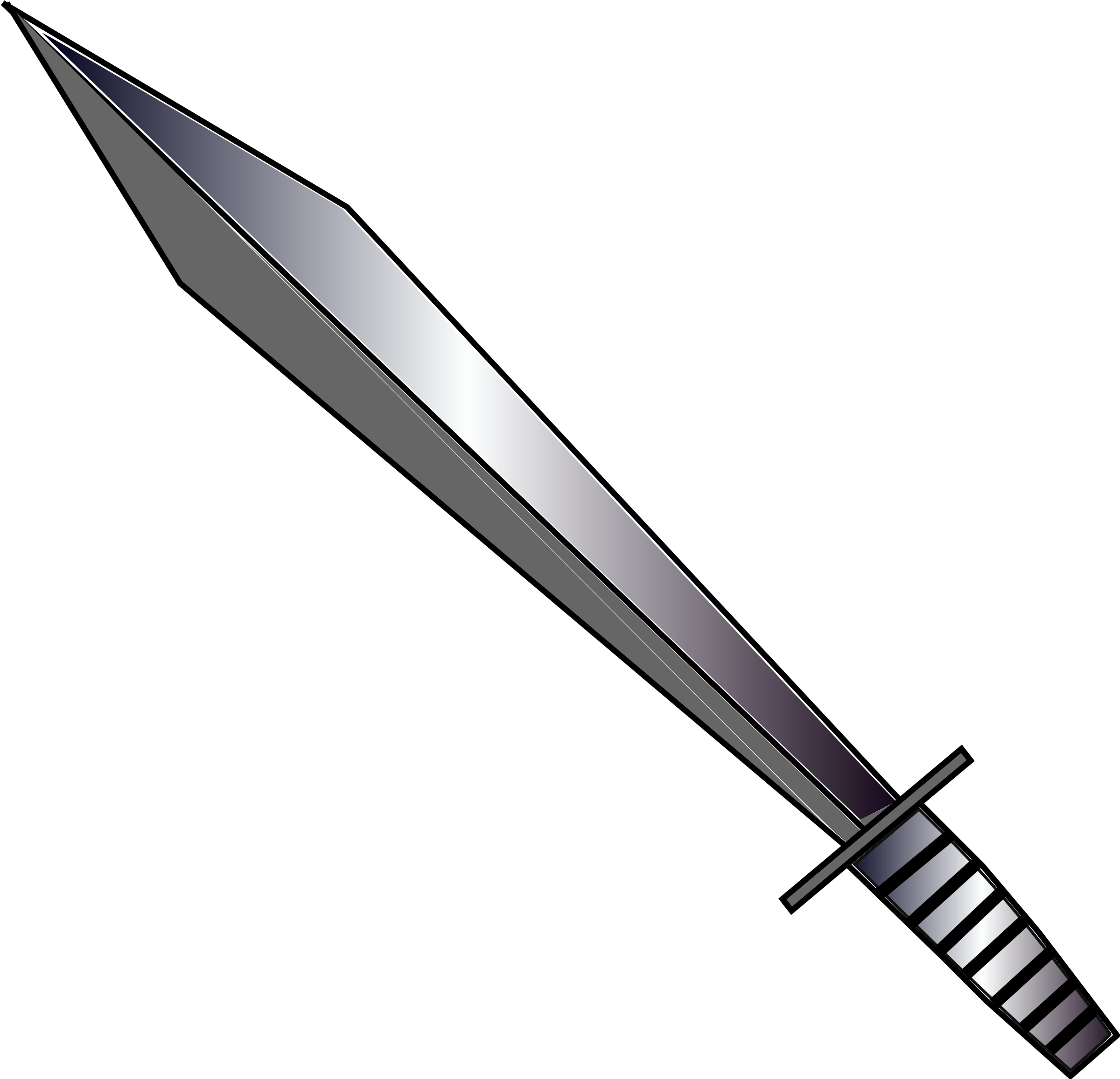 Big Image - Clipart Of A Sword (2400x2313)